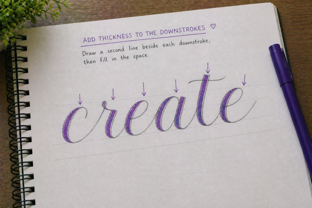 FAUX CALLIGRAPHY TUTORIAL