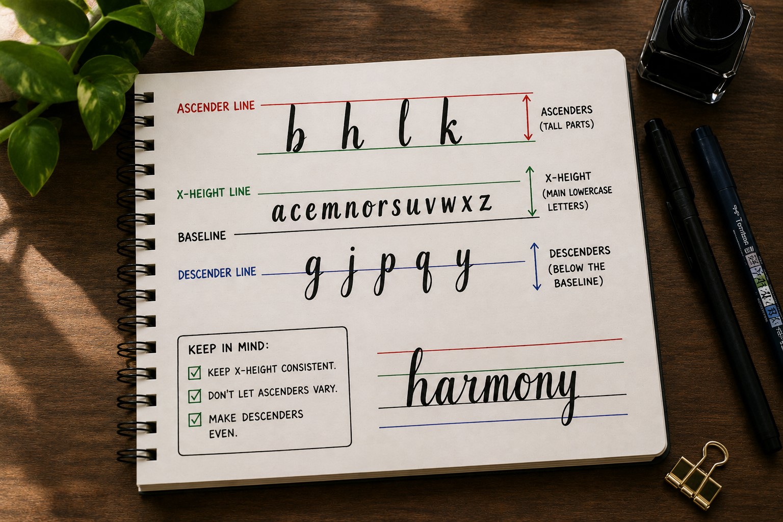 How to Avoid Common Beginner Calligraphy Mistakes - Doodle and Script