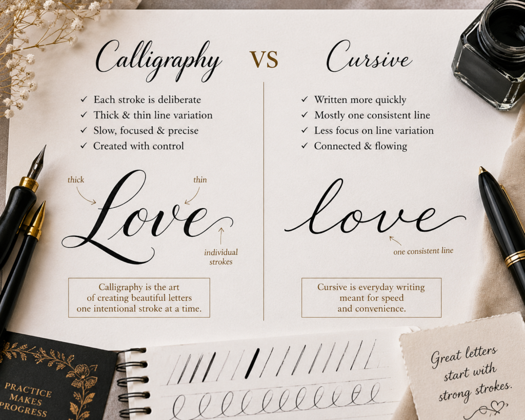 CALLIGRAPHY STROKES EVERY BEGINNER MUST LEARN