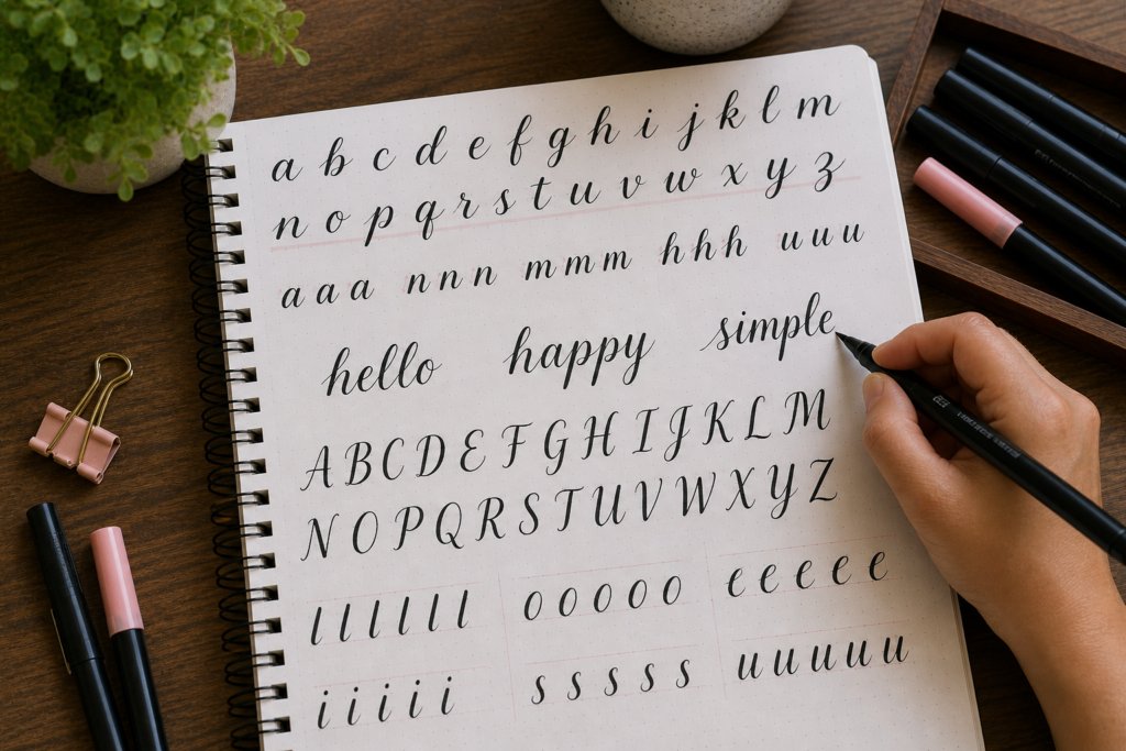 FAUX CALLIGRAPHY TUTORIAL
