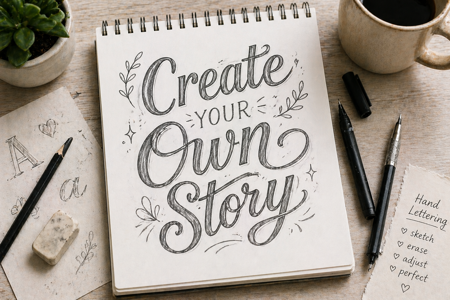 Calligraphy for Beginners: Complete Starter Guide - Doodle and Script