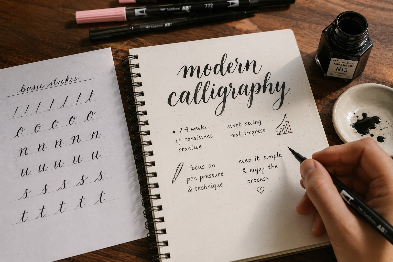 How Long Does it Take to Learn Calligraphy? - Doodle and Script