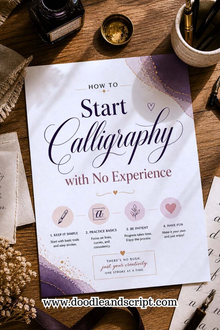 How to Start Calligraphy with No Experience