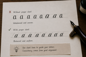 Beginner Mistakes in Calligraphy and How to Fix Them - Doodle and Script