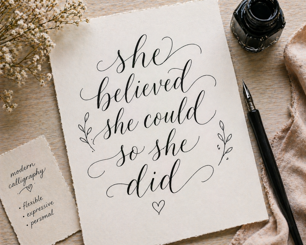 CALLIGRAPHY FOR BEGINNERS: COMPLETE STARTER GUIDE