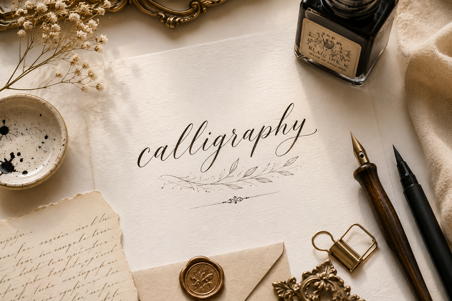 Calligraphy Vs Script Modern Calligraphy vs Traditional Calligraphy (Explained) - Doodle and ...