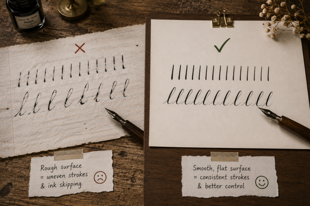 BEGINNER MISTAKES IN CALLIGRAPHY
