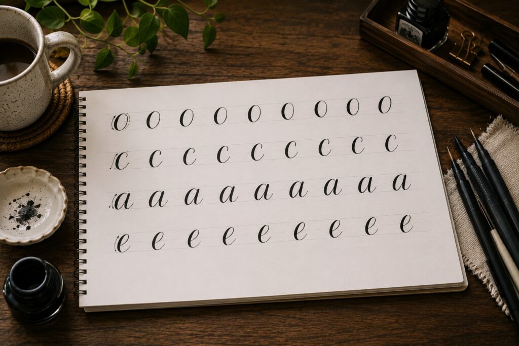 HOW TO CREATE YOUR FIRST CALLIGRAPHY ALPHABET