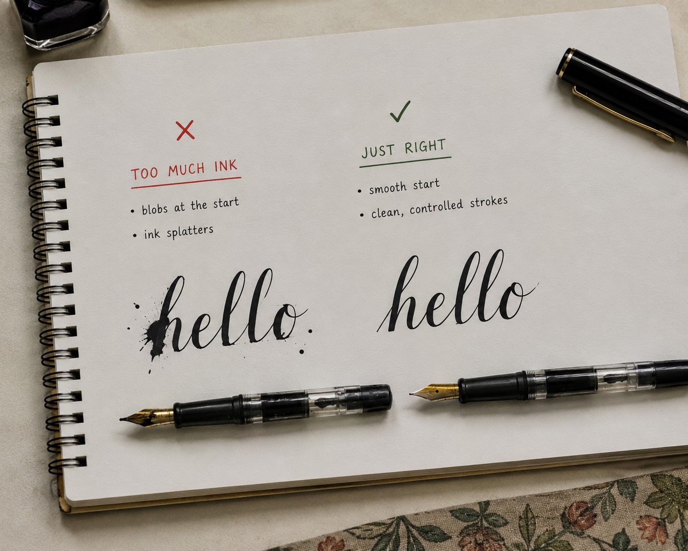 Calligraphy Mistakes How to Avoid Common Beginner Calligraphy Mistakes - Doodle and Script