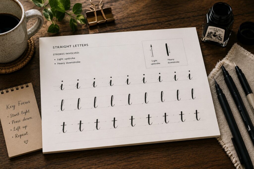 HOW TO CREATE YOUR FIRST CALLIGRAPHY ALPHABET