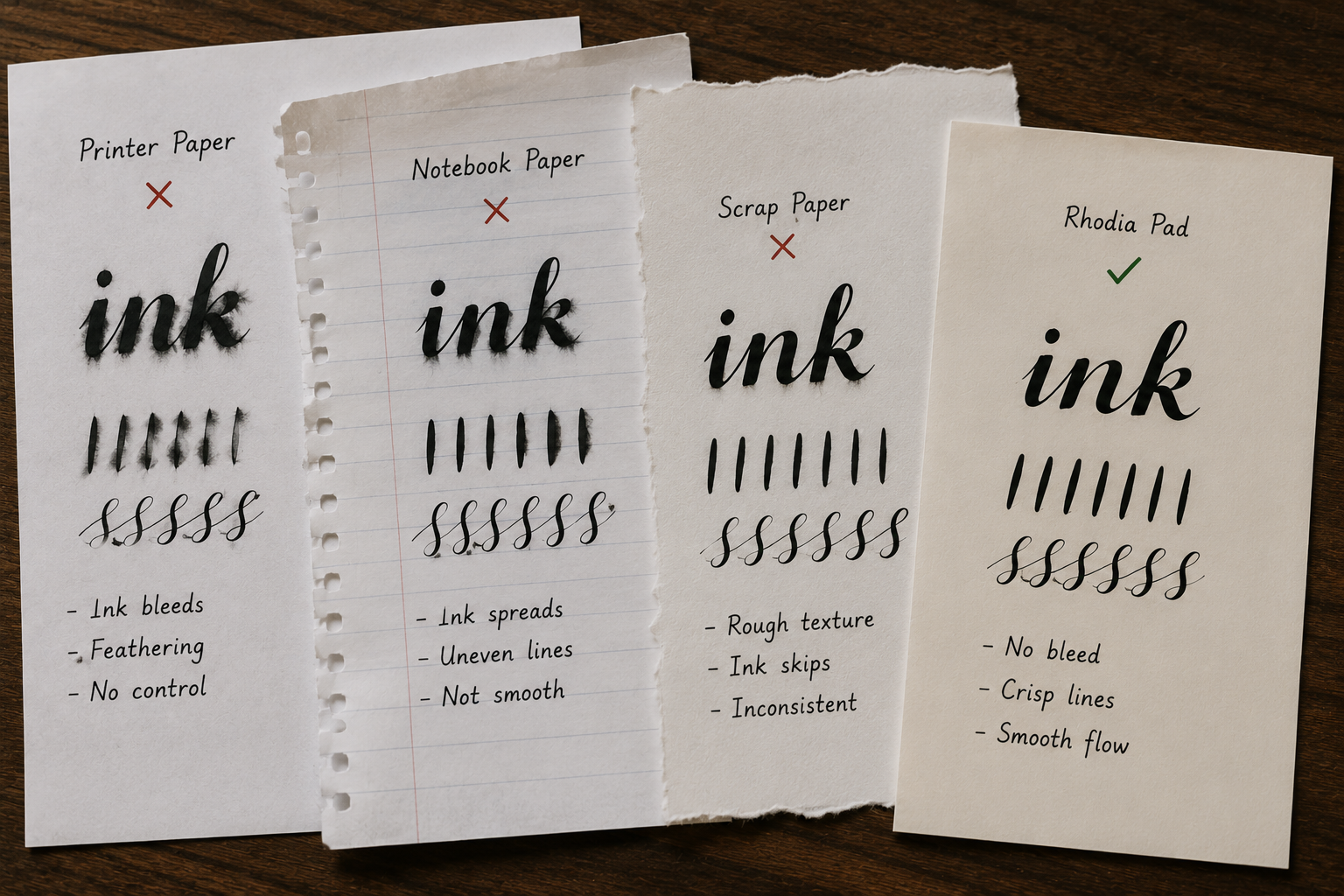 Beginner Mistakes in Calligraphy and How to Fix Them - Doodle and Script