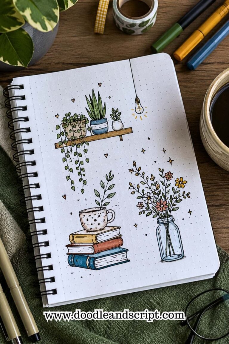 35 Bullet Journal Doodle Ideas You’ll Love