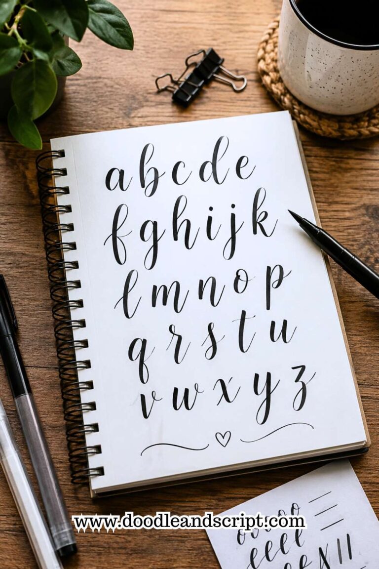 How to Master the Hand Lettering Alphabet in 15 Simple Steps