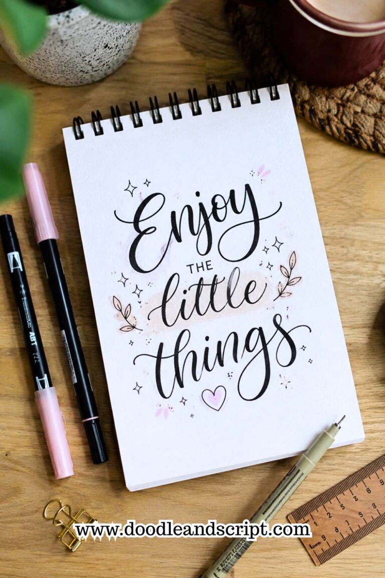 23 Easy Tricks to Create Aesthetic Hand Lettering