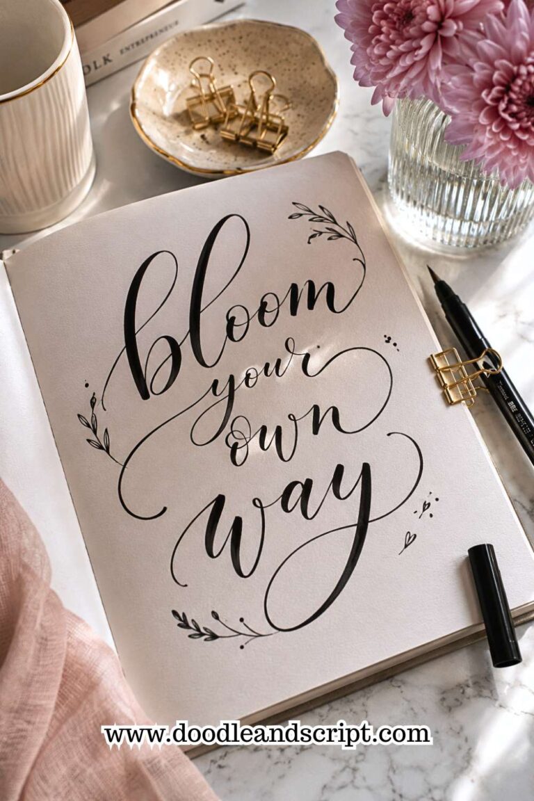 How to Create Beautiful Bounce Lettering in 13 Easy Steps