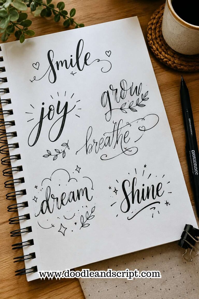 27 Easy Hand Lettering Ideas Every Beginner Should Try