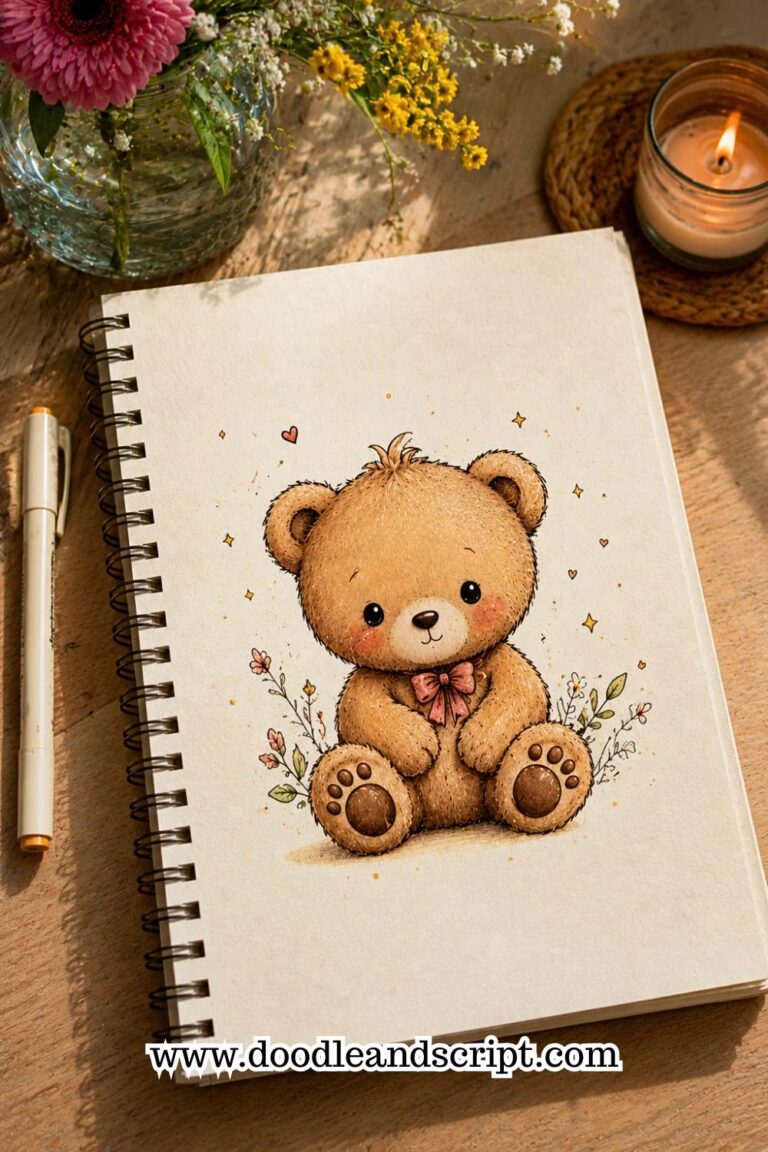 21 Cute Bear Doodle Ideas for Beginners