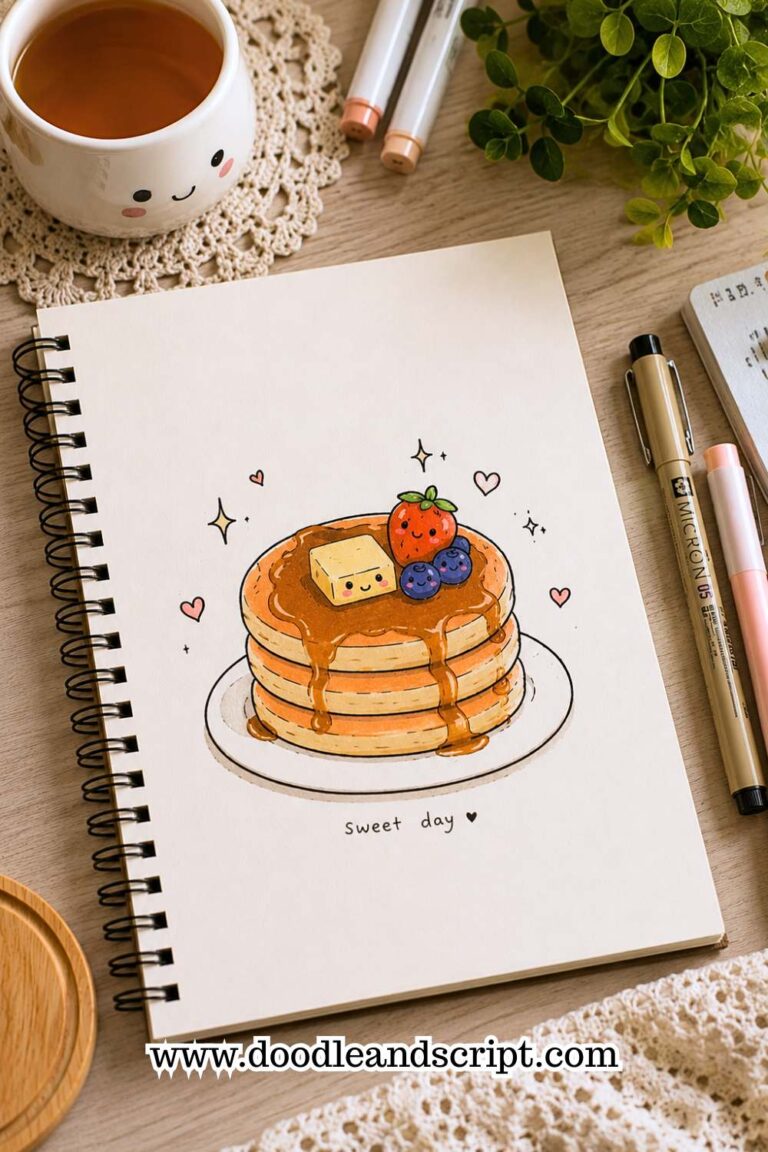 35 Cute Food Doodle Ideas Anyone Can Draw