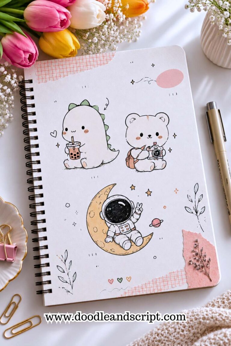 25 Easy Cartoon Doodle Ideas for Beginners
