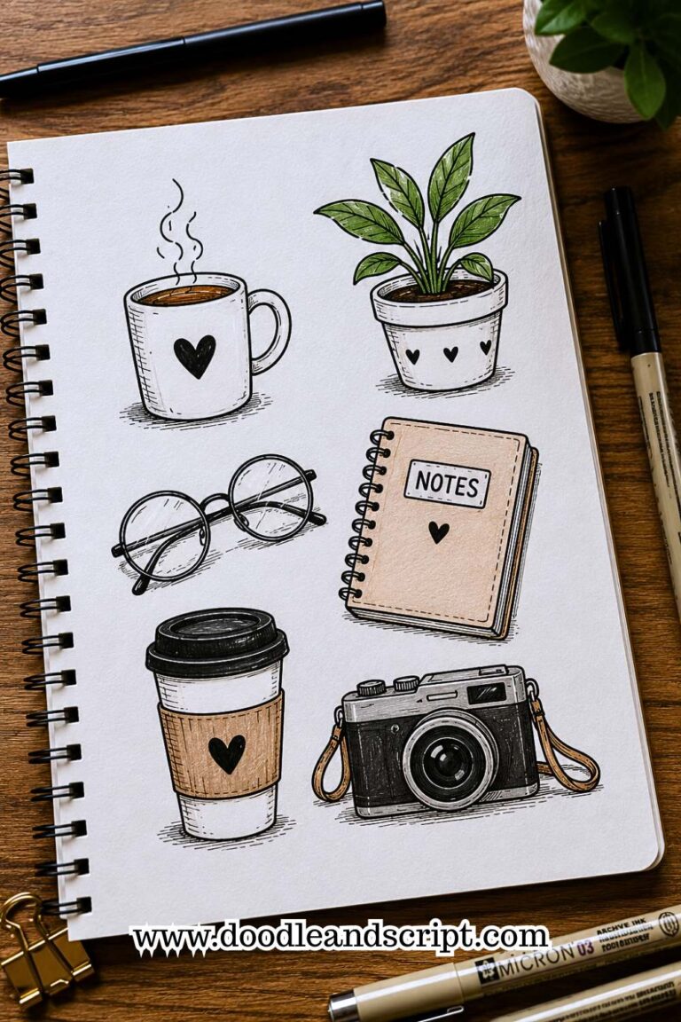 25 Easy Everyday Object Doodles Anyone Can Draw