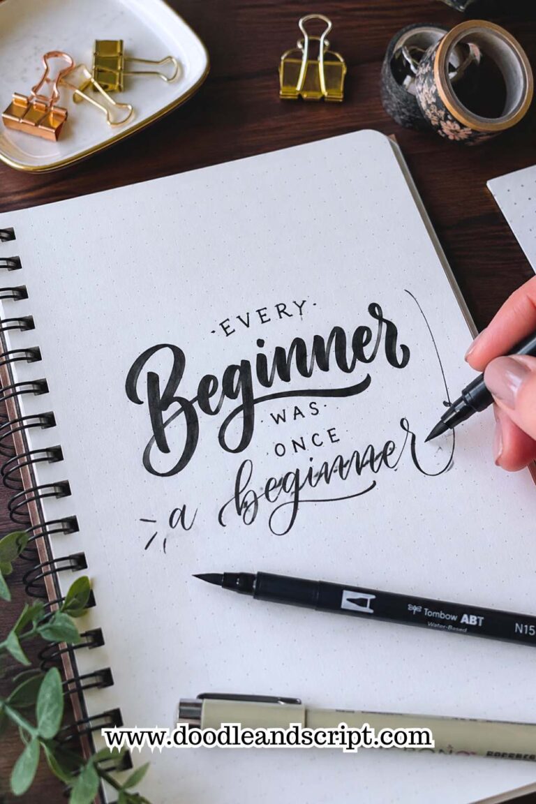 17 Hand Lettering Tips Every Beginner Should Know