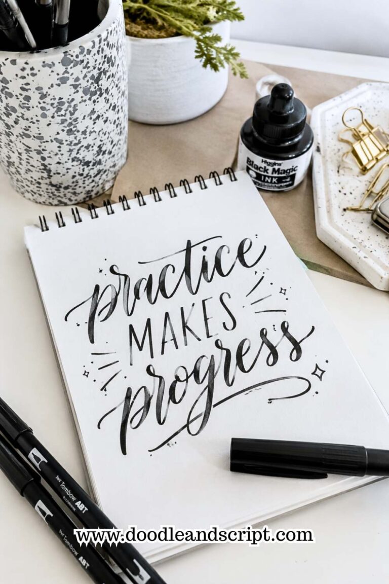 21 Proven Ways to Improve Your Hand Lettering Faster