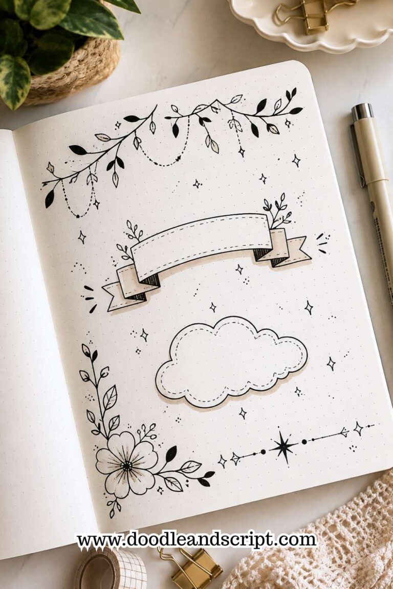 27 Easy Bullet Journal Doodle Ideas for Every Page