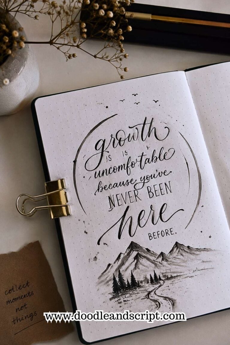 17 Bullet Journal Quote Lettering Ideas That Stand Out