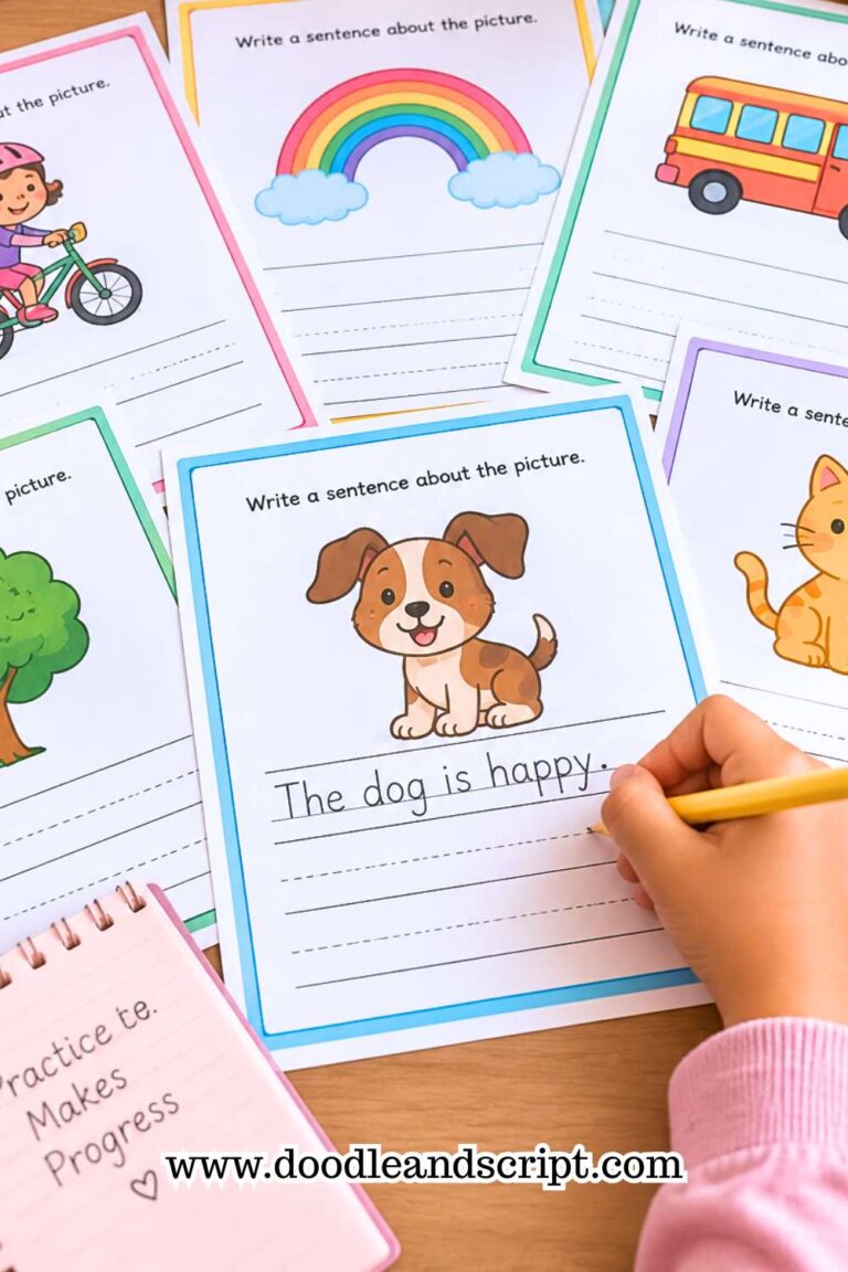 30 Engaging Sentence Writing Worksheets for Kids