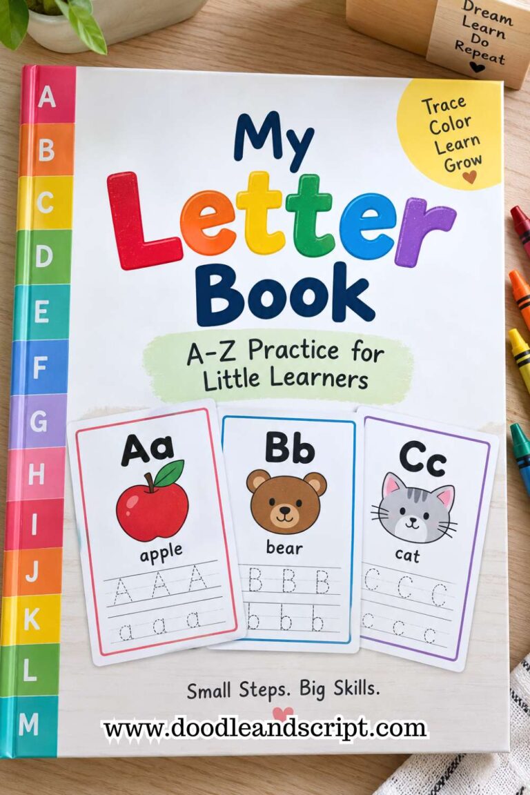 My Letter Book Worksheets for Engaging A-Z Alphabet Practice