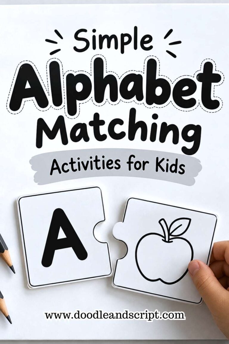 25 Simple Alphabet Matching Activities for Kids