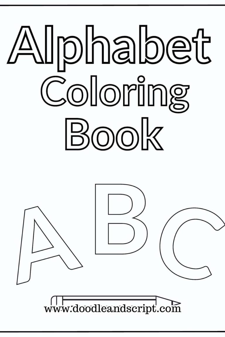 65 Fun and Engaging Alphabet Coloring Worksheets for Kids