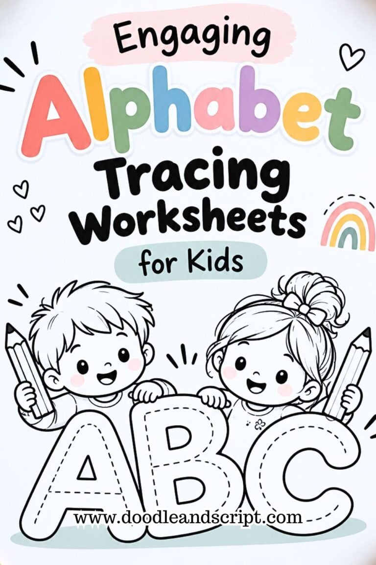 26 Engaging Alphabet Tracing Worksheets for Kids