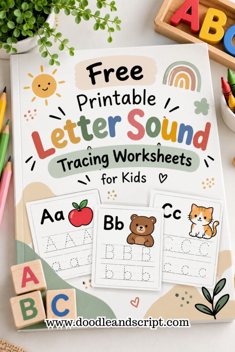 26 Free Printable Letter Sound Tracing Worksheets for Kids